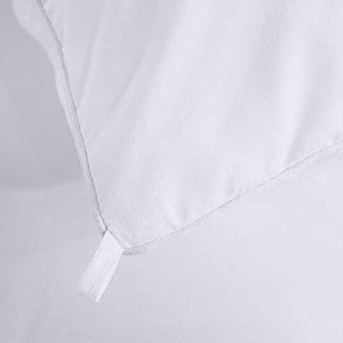 Utopia Bedding Comforters Queen Size, All Season Duvet Insert, Down Alternative Box Stitched Bed Comforter with Corner Tabs, Machine Washable (White)