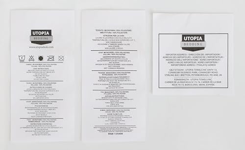 Utopia Bedding Comforters Queen Size, All Season Duvet Insert, Down Alternative Box Stitched Bed Comforter with Corner Tabs, Machine Washable (White)