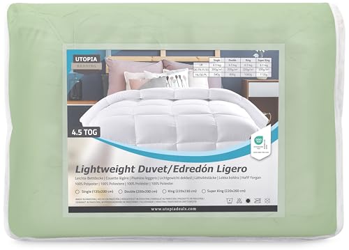Utopia Bedding Comforters Queen Size, All Season Duvet Insert, Down Alternative Box Stitched Bed Comforter with Corner Tabs, Machine Washable (White)