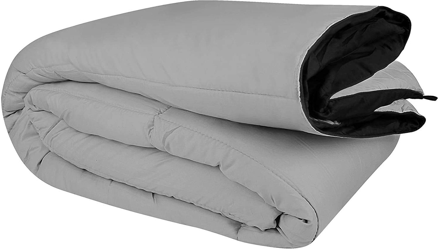 Utopia Bedding Comforters Queen Size, All Season Duvet Insert, Down Alternative Box Stitched Bed Comforter with Corner Tabs, Machine Washable (White)