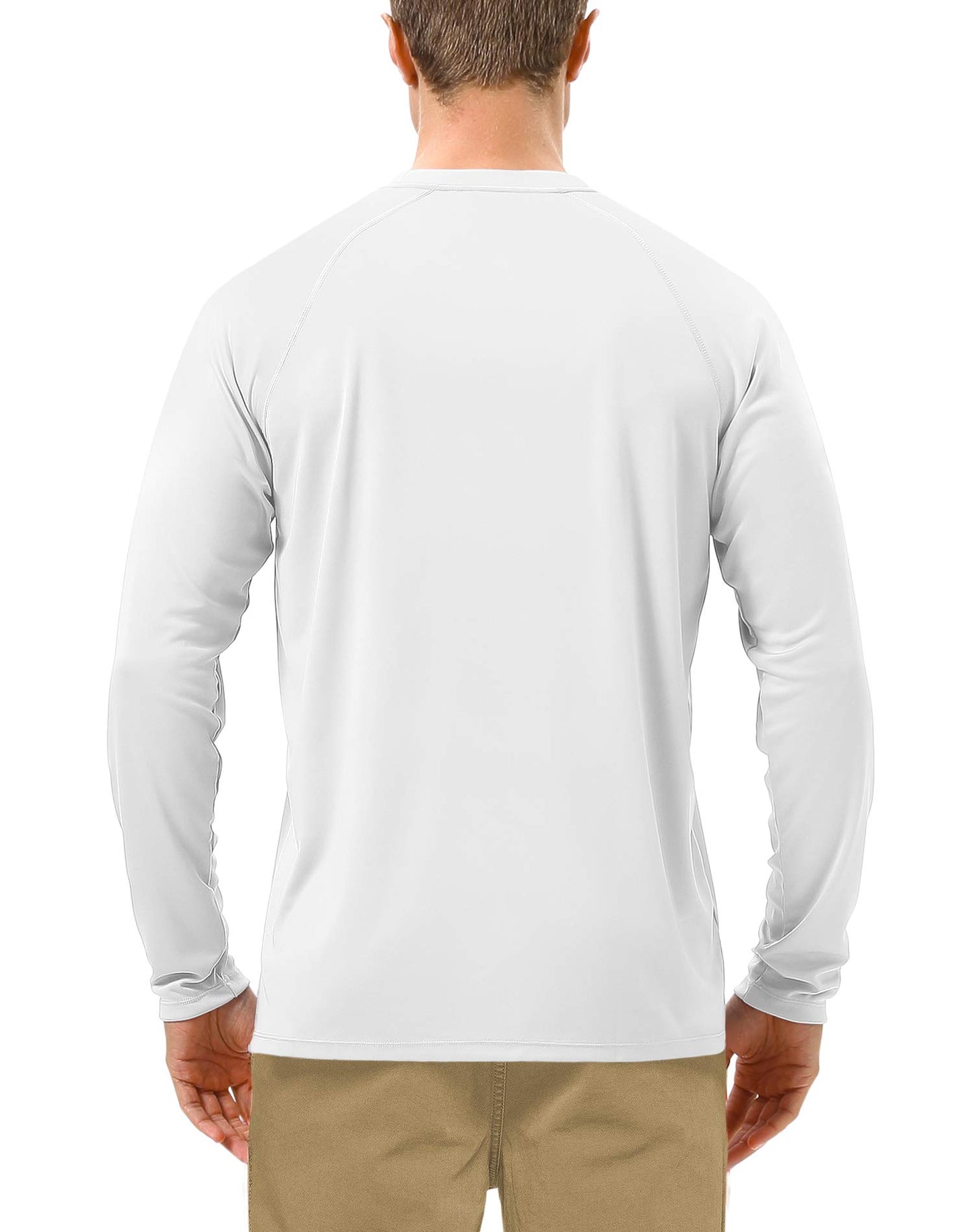Roadbox Men's Sun Protection Swim Shirts Long Sleeve, UV UPF 50+ T-Shirt Quick Dry, Athletic Rash Guard for Watersport Fishing Hiking Workout Dark Gray