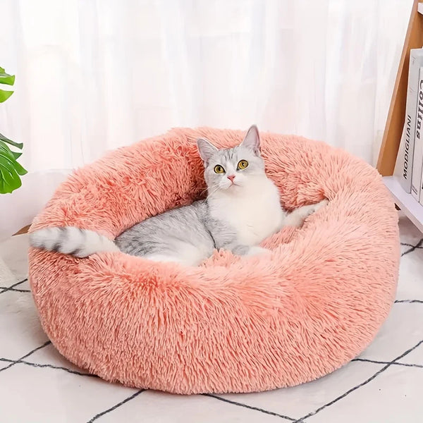Cozy Striped Pet Nest